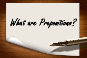 What are prepositions - Online Lesson and Exercises