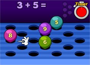 Addition Math Popper Game