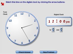 Telling Time Online Activity With Digital And Analog Clocks