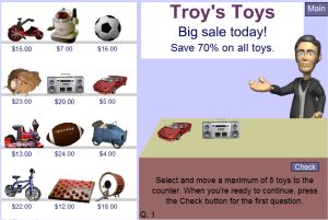 Interactive Percentage Game - Troy's Toys