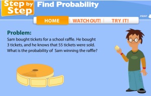 Probabilty as a fraction (Raffle Tickets)
