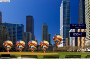 Free Place Value Game - City Hot Air Balloons