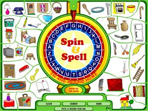 Spin And Spell Game