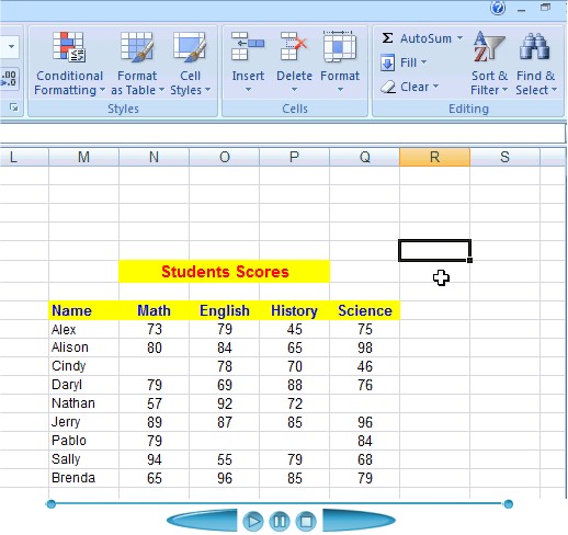 Copy conditional formatting from one cell to others