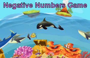 A fun negative numbers game in the deep sea (integer practice).