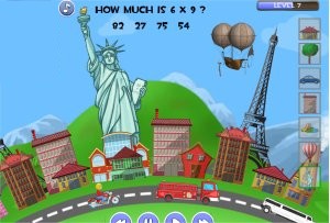 Multiplication Game - Town Creator