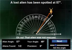 Angle Aliens Game