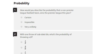 Probability Quiz Online Game