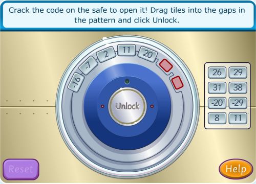 Math Pattern Game Crack The Safe Code Up To 3 Digit Numbers