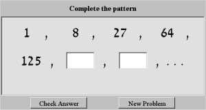 Online Math Sequences and Number Pattern Games for Kids