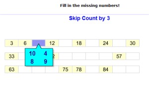 Fill in the Missing Numbers