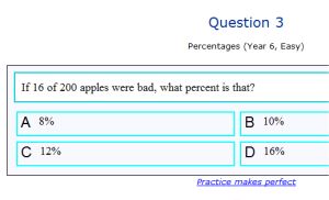 Percentage Word Problems (Grade 6)
