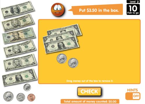 Counting Money Game Online - money games