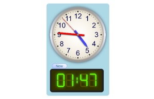 Analog and Digital Clock