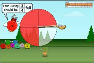 Jelly Golf Fractions Game