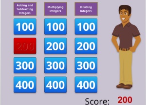 Integers Jeopardy