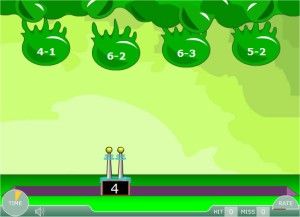 Subtraction Minus Mission Game