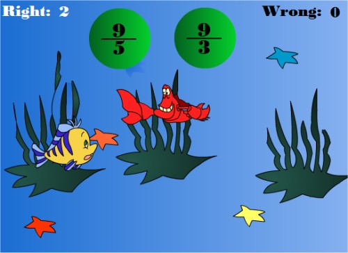 Fun Fractions Games Ariel