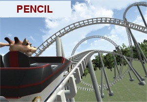 Roller Coaster Typing Game