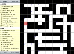 Easy Online Crossword Puzzles For Kids in Grades 2, 3, 4, 5 and 6
