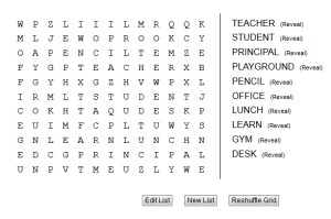 Word Finder Puzzles Online