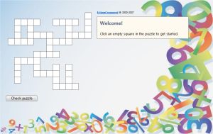 Online Crossword Puzzle Place Value Up to 9999 (Four Digits)